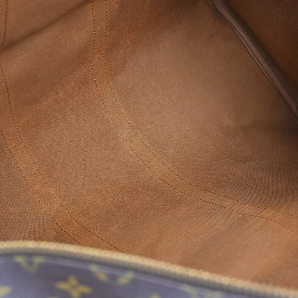 Louis Vuitton Keepall Bag Monogram Canvas Brown Canvas Travel Bag Bag (Pre-Owned)