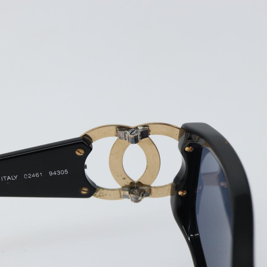 Chanel Logo Cc Sunglasses Plastic Black Plastic Sunglasse Accessory (Pre-Owned)