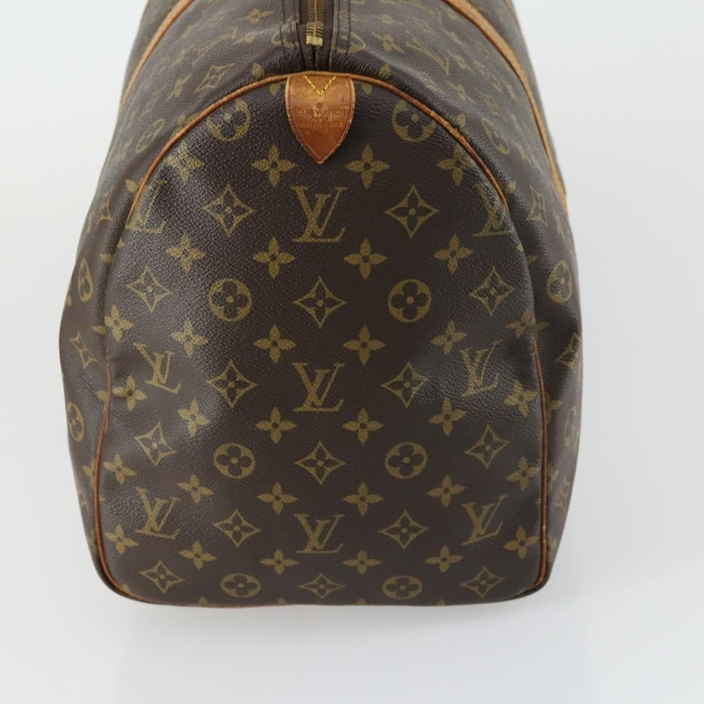 Louis Vuitton Keepall Bag Monogram Canvas Brown Canvas Travel Bag Bag (Pre-Owned)