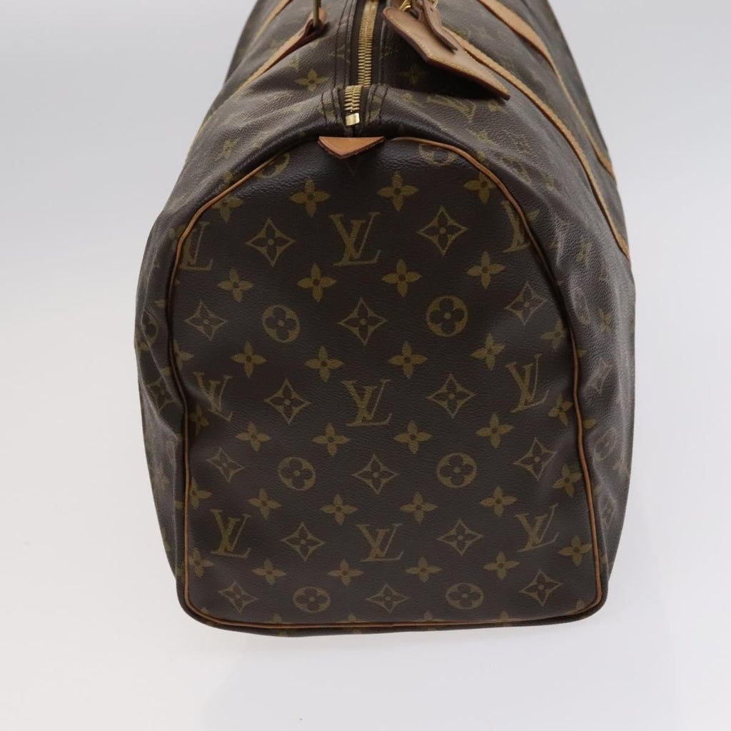 Louis Vuitton Keepall Bag Monogram Canvas Brown Canvas Travel Bag Bag (Pre-Owned)