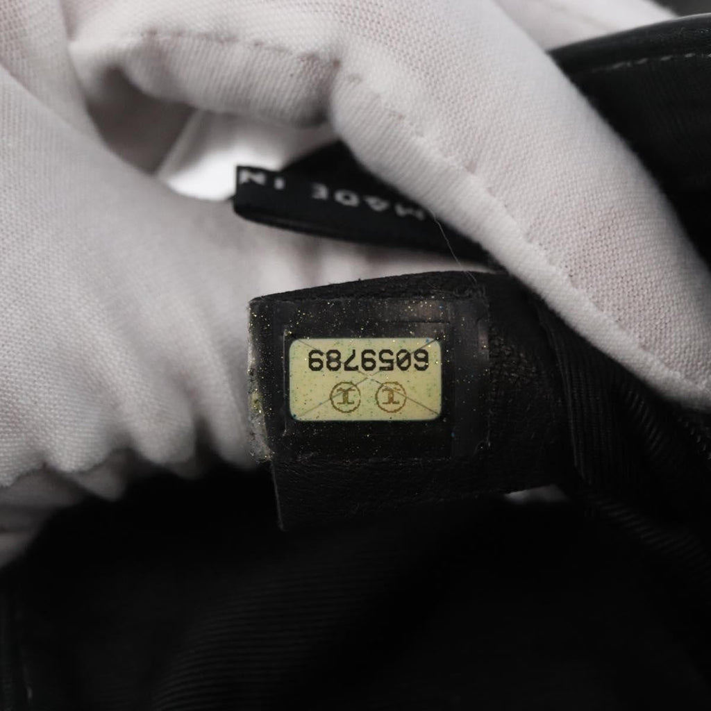 Chanel Keyboard Flap Bag Quilted Patent Black Patent_Leather Shoulder Bag Bag (Pre-Owned)