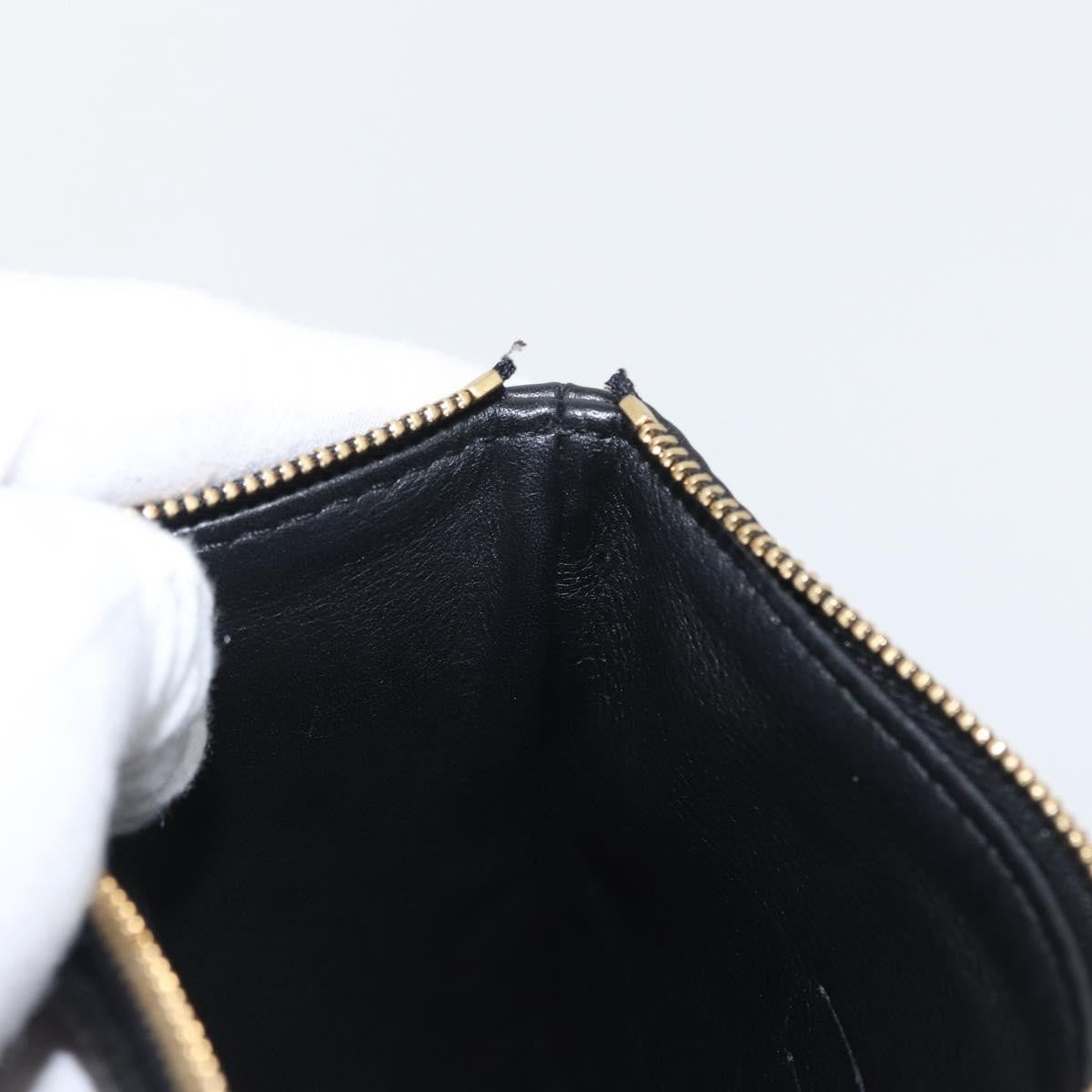 Louis Vuitton Selene Pochette Mahina Leather Black Leather Clutche & Pouche Bag (Pre-Owned)