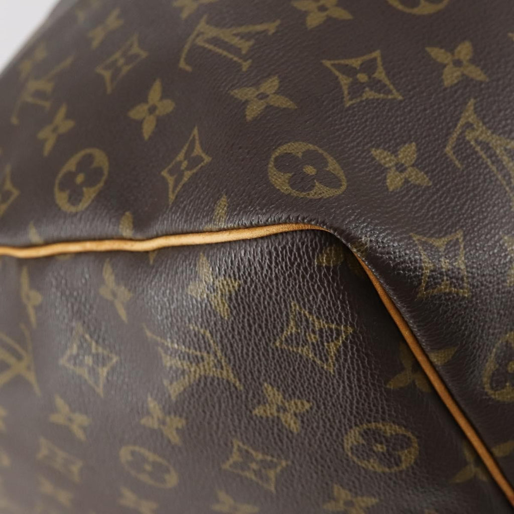 Louis Vuitton Keepall Bag Monogram Canvas Brown Canvas Travel Bag Bag (Pre-Owned)