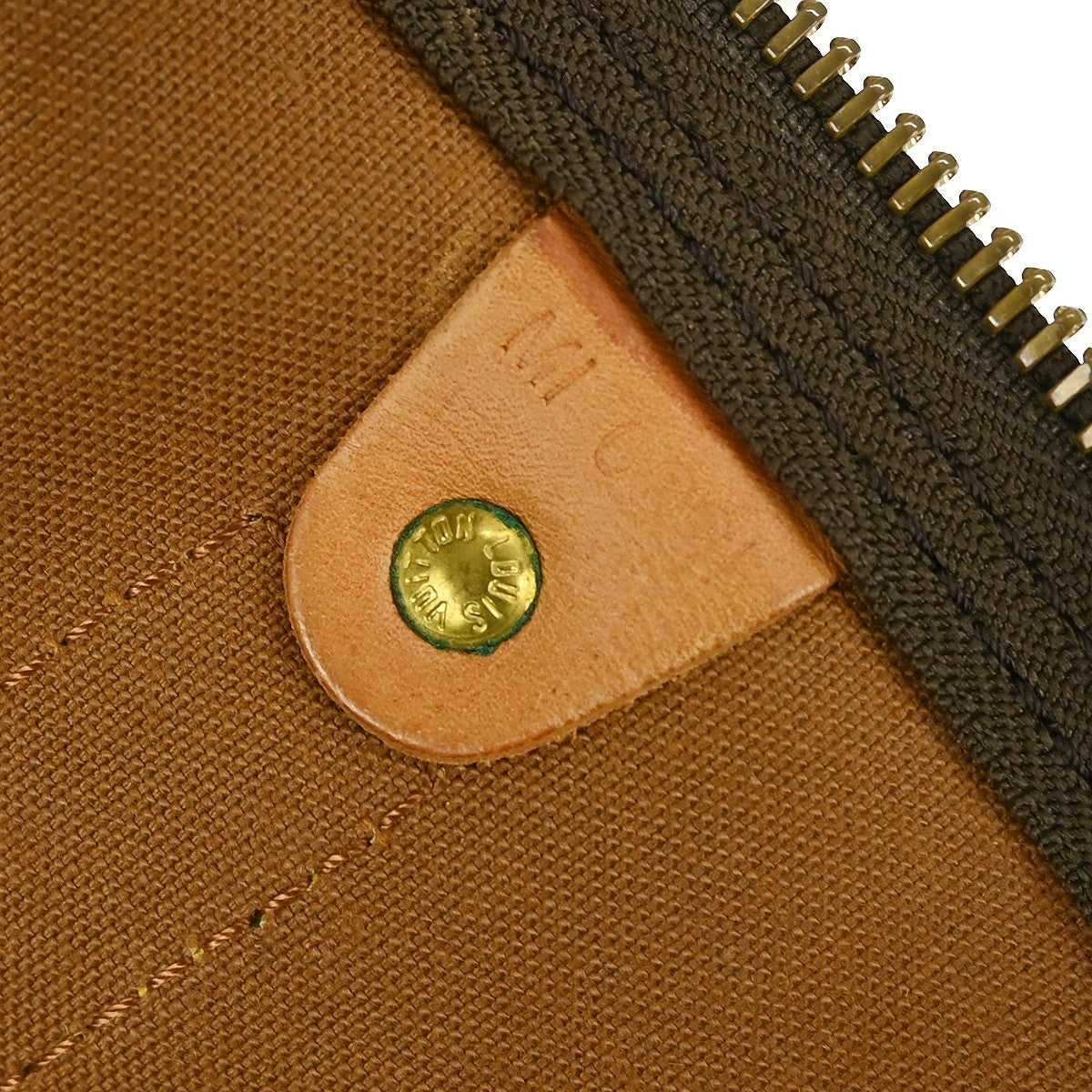 Louis Vuitton Keepall Bag Monogram Canvas Brown Canvas Travel Bag Bag (Pre-Owned)