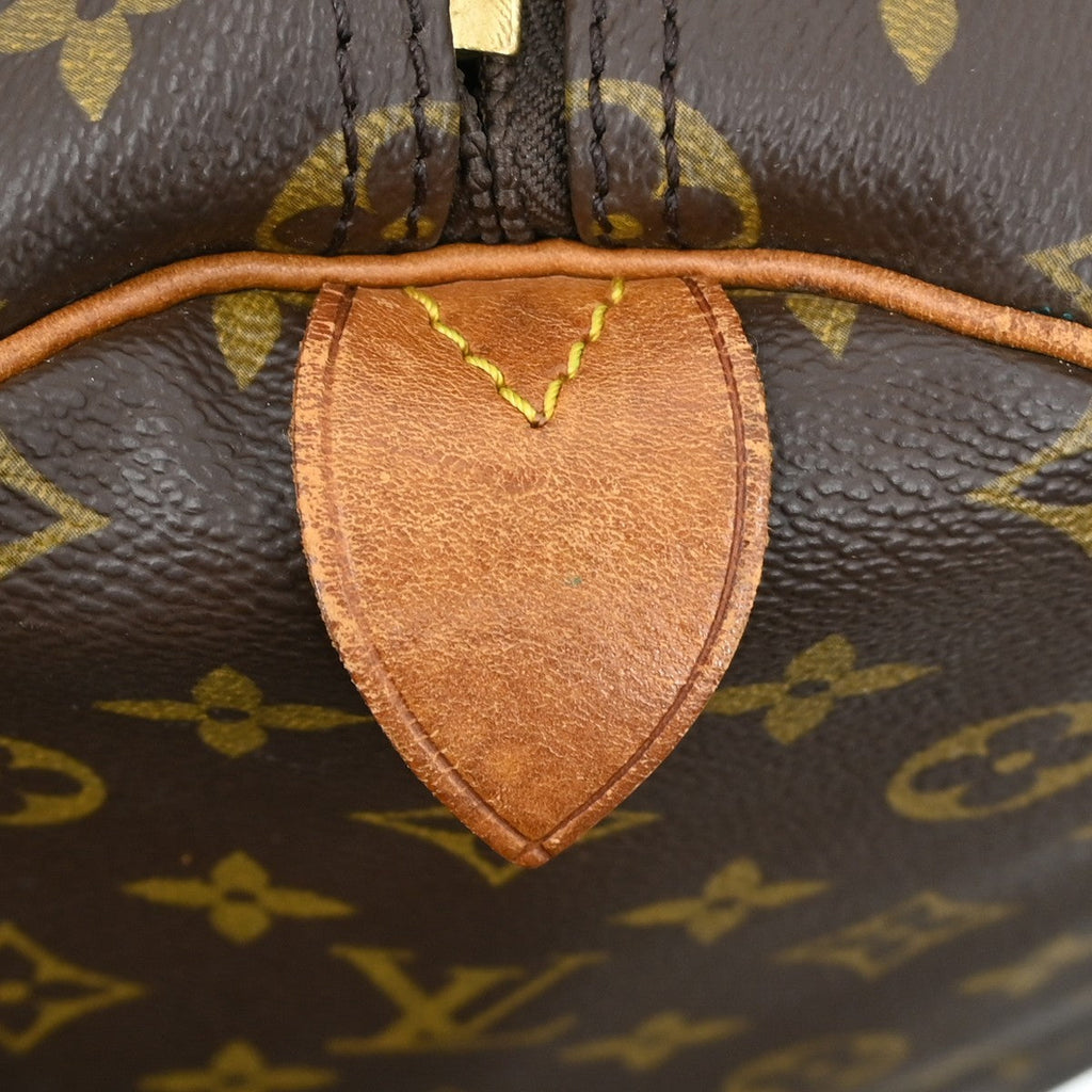 Louis Vuitton Keepall Bag Monogram Canvas Brown Canvas Travel Bag Bag (Pre-Owned)