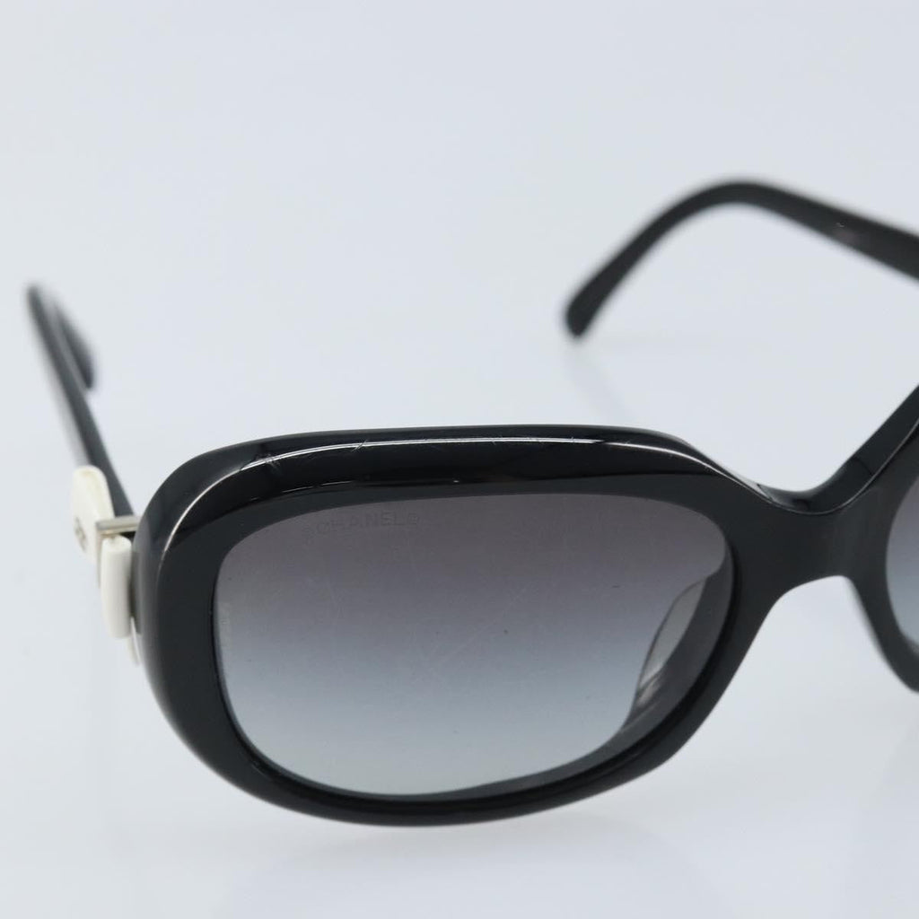 Chanel Logo Cc Sunglasses Plastic Black Plastic Sunglasse Accessory (Pre-Owned)