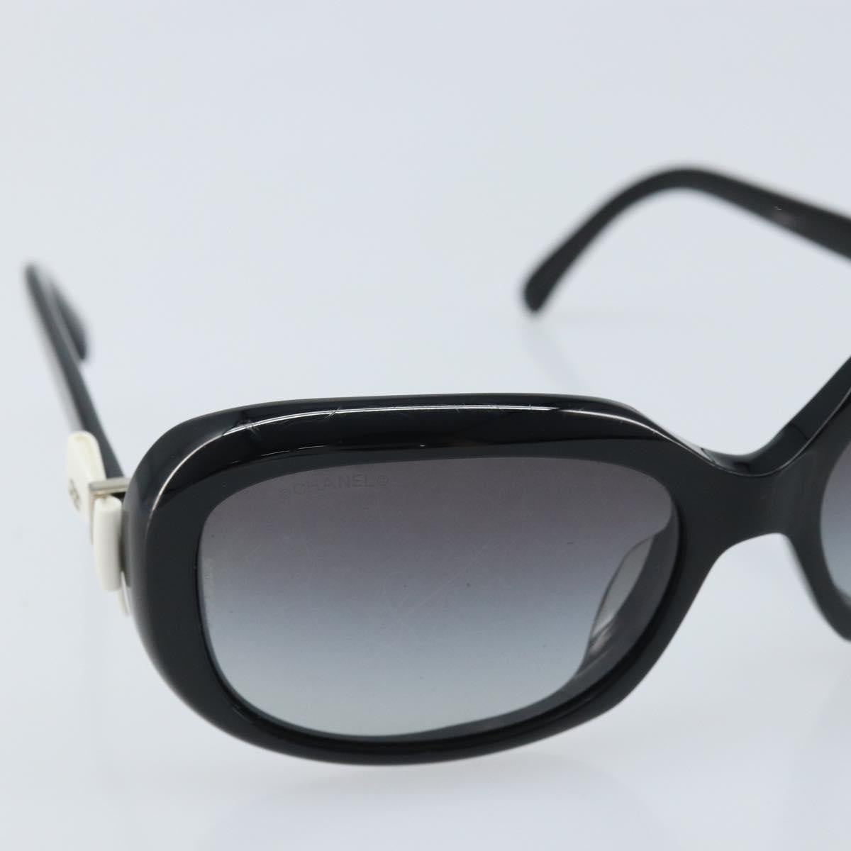 Chanel Logo Cc Sunglasses Plastic Black Plastic Sunglasse Accessory (Pre-Owned)