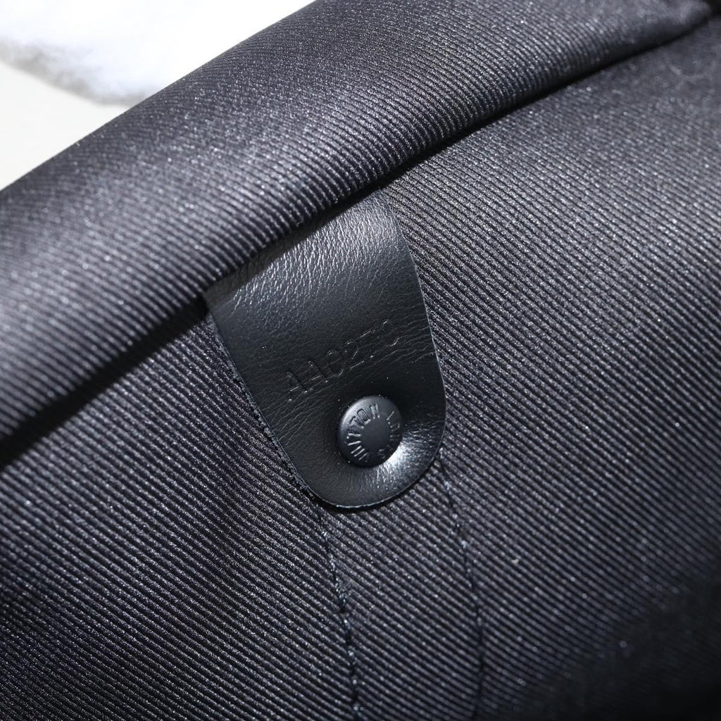 Louis Vuitton Keepall Bandouliere Bag Limited Edition Foliage Monogram Eclipse Black Canvas Travel Bag Bag (Pre-Owned)