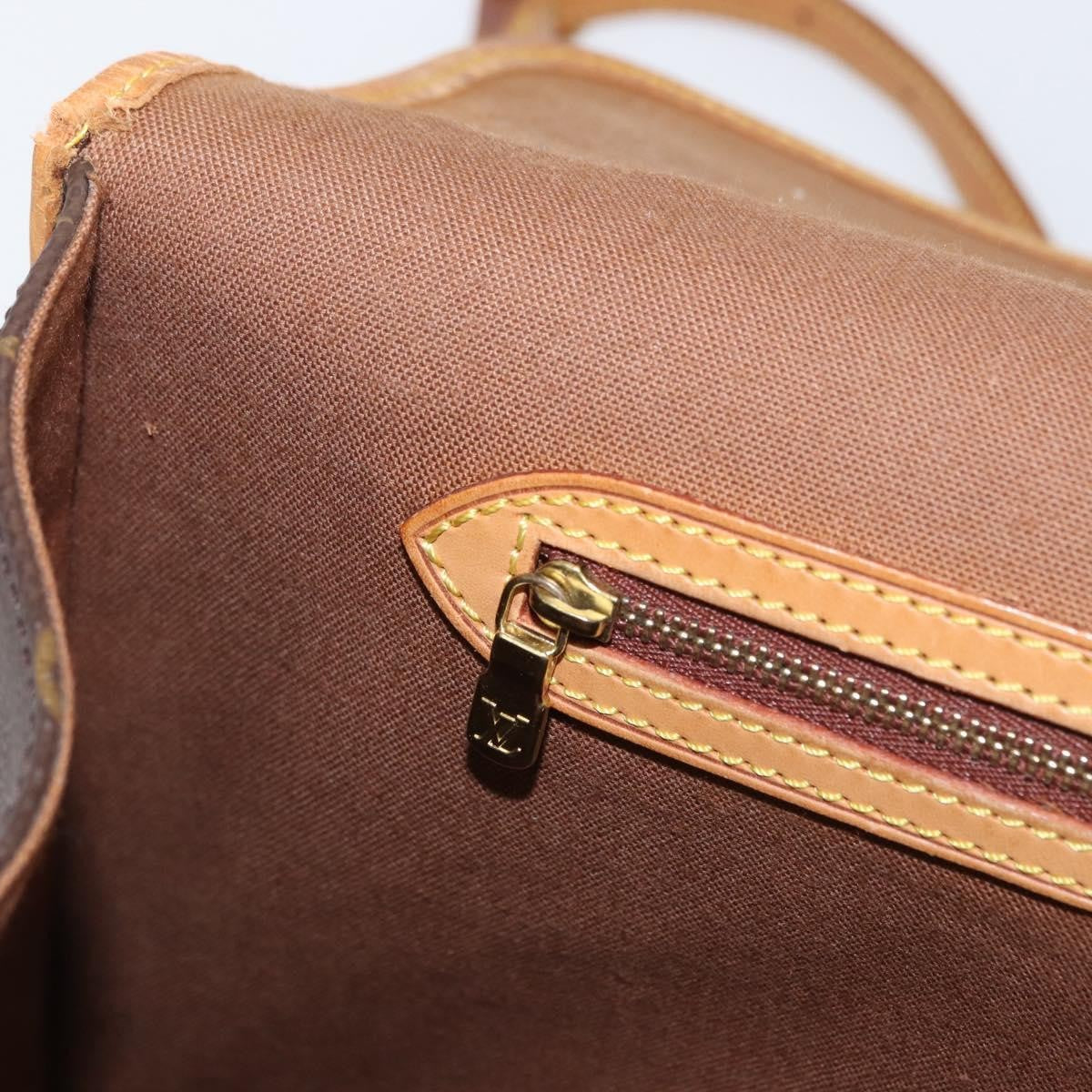 Louis Vuitton Beverly Briefcase Monogram Canvas Brown Canvas Briefcase Bag (Pre-Owned)