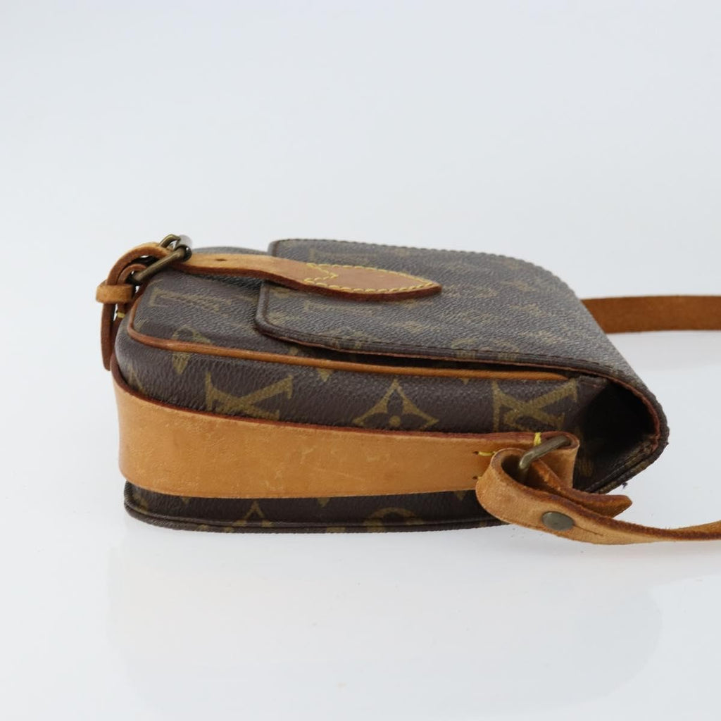 Louis Vuitton Cartouchiere Handbag Monogram Canvas Brown Canvas Shoulder Bag Bag (Pre-Owned)