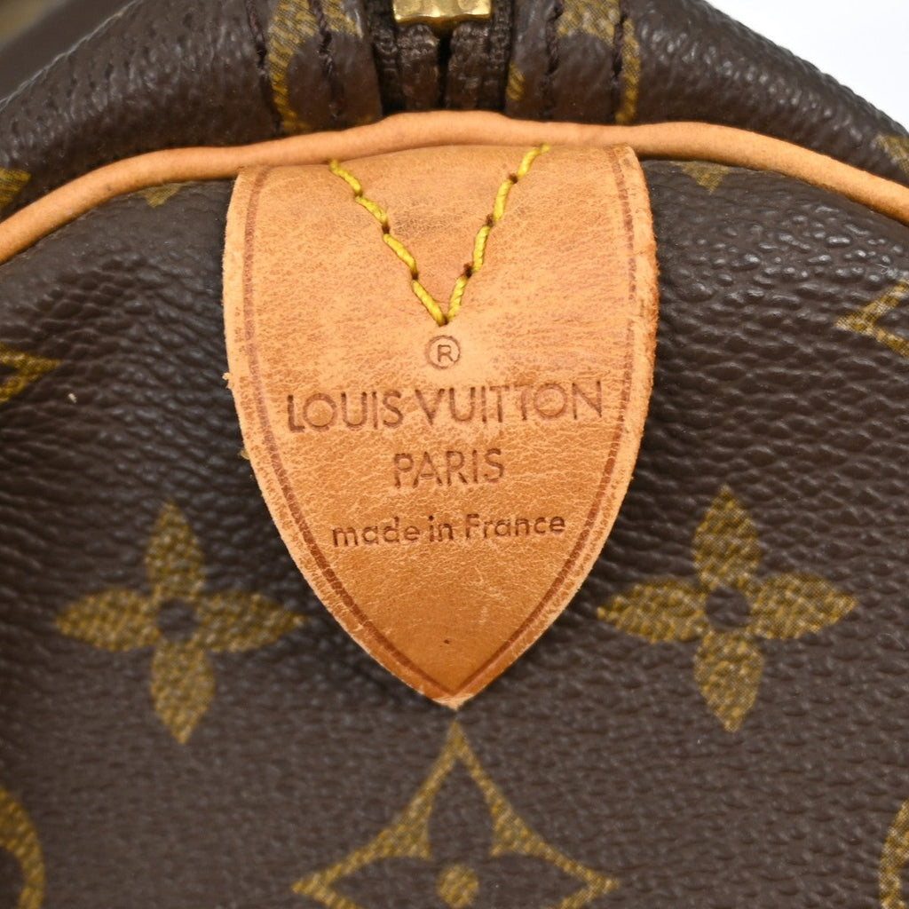 Louis Vuitton Keepall Bag Monogram Canvas Brown Canvas Travel Bag Bag (Pre-Owned)