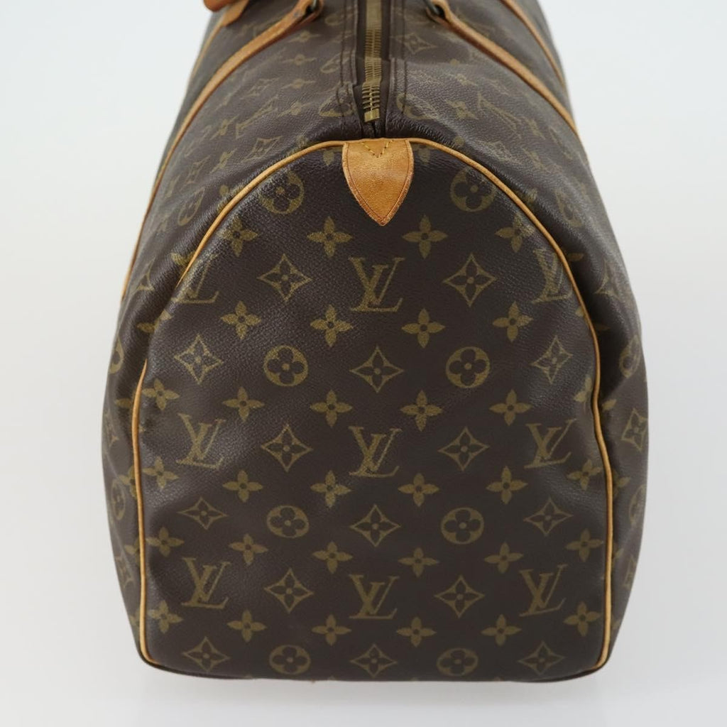 Louis Vuitton Keepall Bag Monogram Canvas Brown Canvas Travel Bag Bag (Pre-Owned)