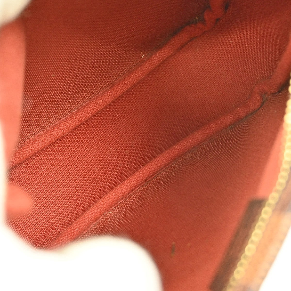 Louis Vuitton Trousse Make Up Bag Damier Canvas Brown Canvas Clutche & Pouche Bag (Pre-Owned)