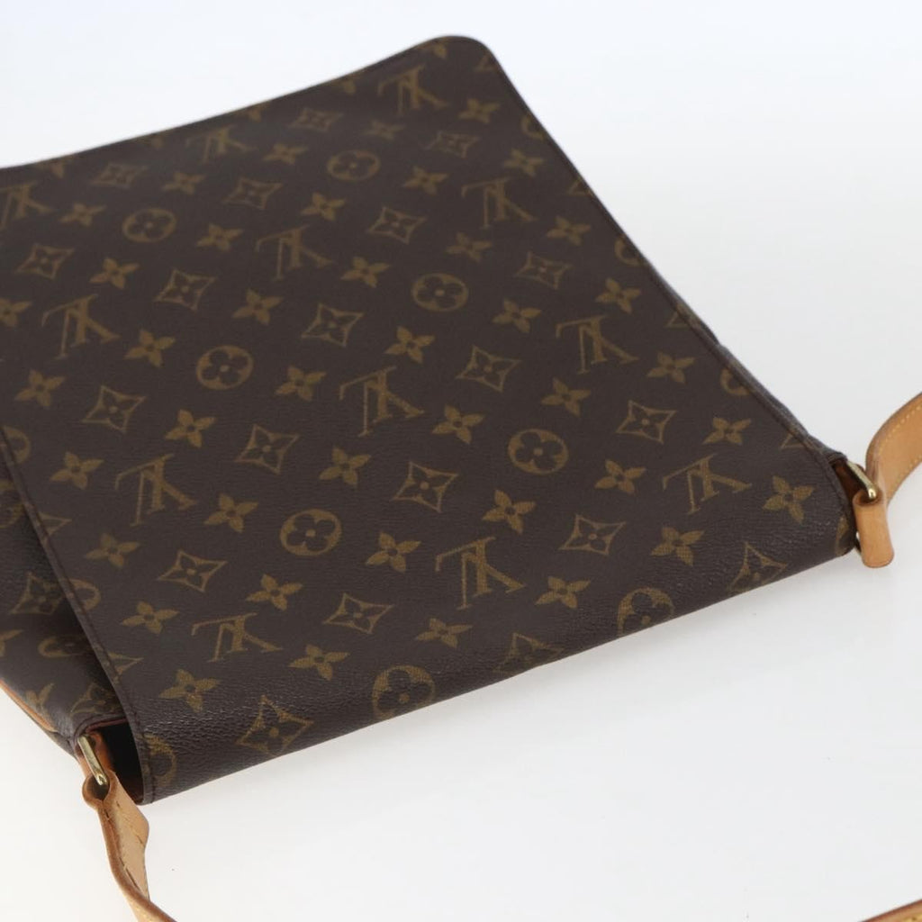 Louis Vuitton Musette Salsa Handbag Monogram Canvas Brown Canvas Shoulder Bag Bag (Pre-Owned)