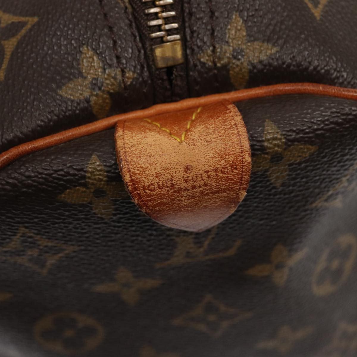 Louis Vuitton Keepall Bag Monogram Canvas Brown Canvas Travel Bag Bag (Pre-Owned)