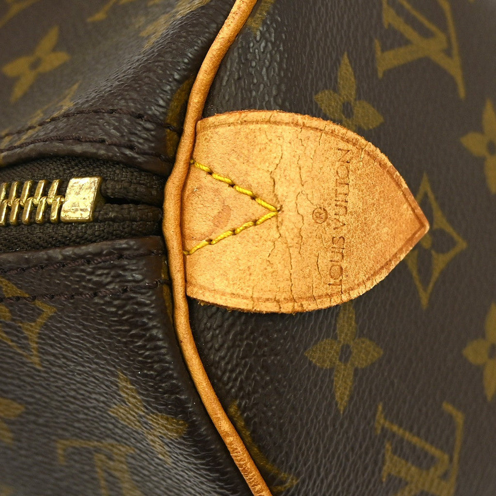Louis Vuitton Keepall Bag Monogram Canvas Brown Canvas Travel Bag Bag (Pre-Owned)