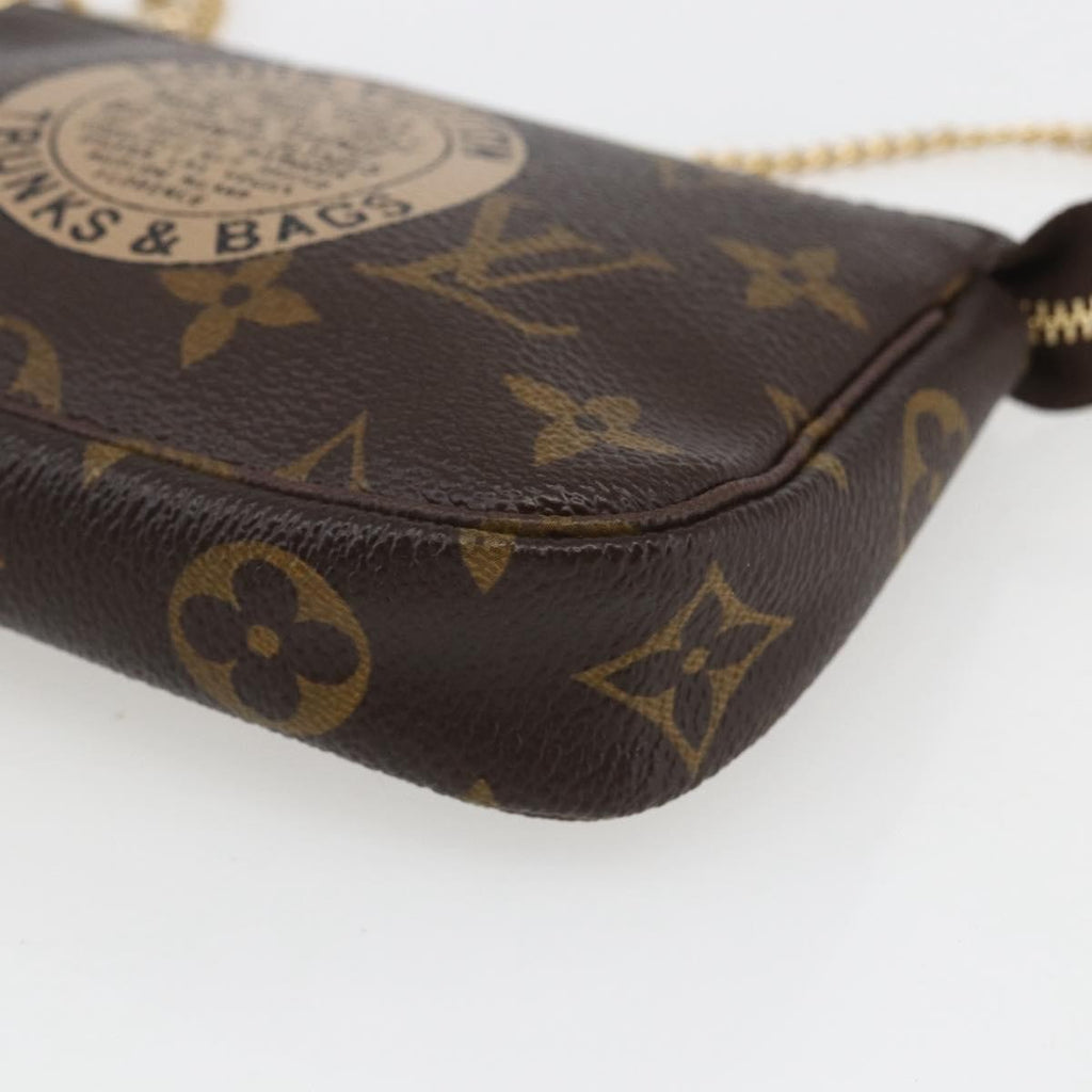 Louis Vuitton Pochette Accessoires Limited Edition Monogram Trunk Brown Canvas Clutche & Pouche Bag (Pre-Owned)
