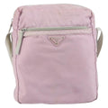 Prada Vintage Shoulder Bag Tessuto Pink Nylon Shoulder Bag Bag (Pre-Owned)