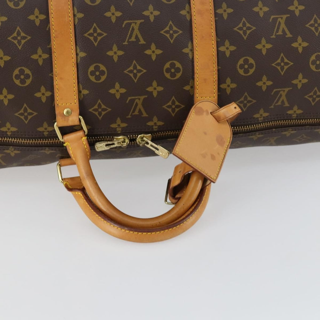 Louis Vuitton Keepall Bag Monogram Canvas Brown Canvas Travel Bag Bag (Pre-Owned)