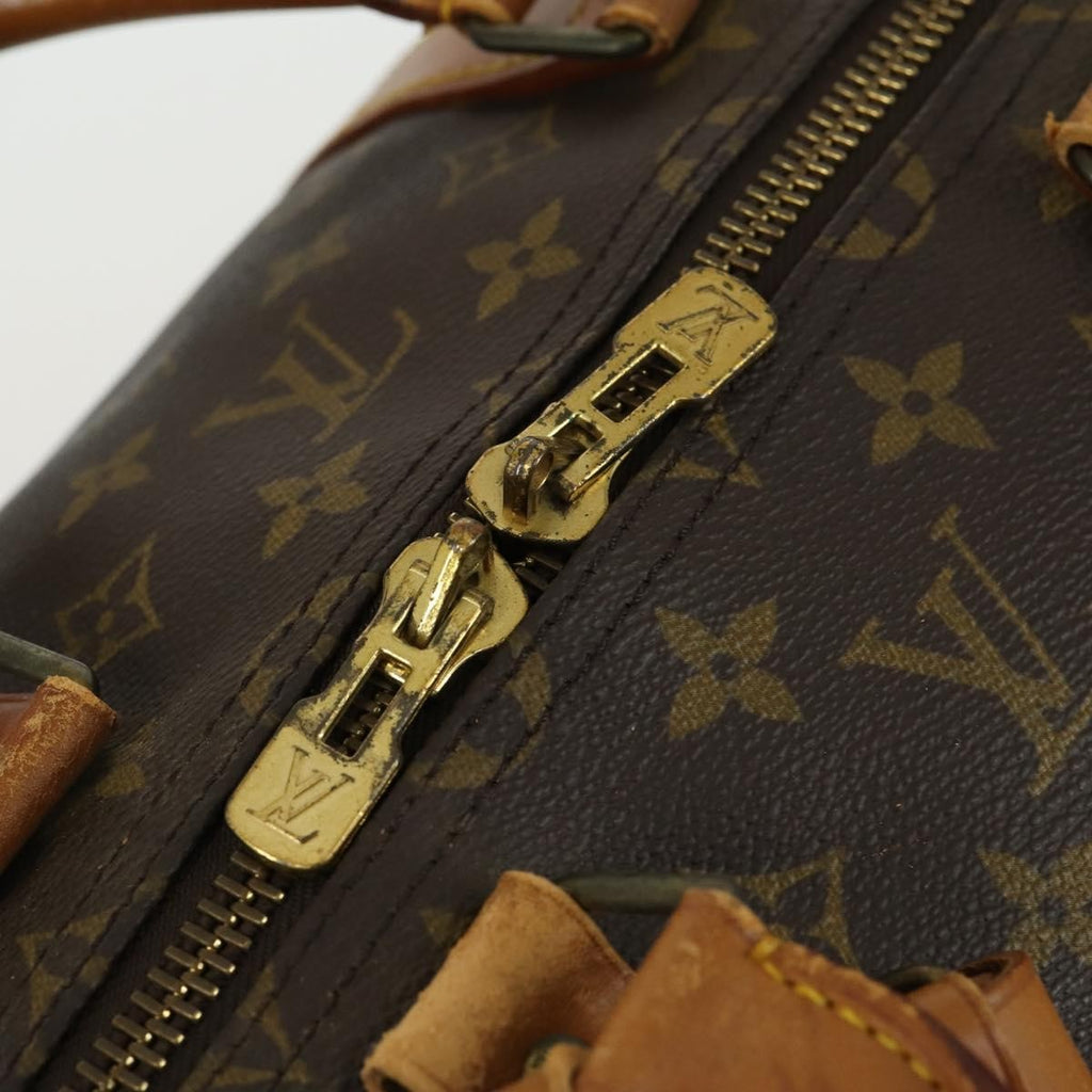 Louis Vuitton Keepall Bag Monogram Canvas Brown Canvas Travel Bag Bag (Pre-Owned)