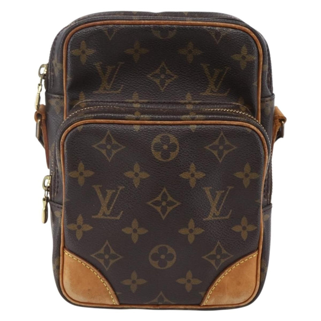 Louis Vuitton Amazone Bag Monogram Canvas Brown Canvas Shoulder Bag Bag (Pre-Owned)