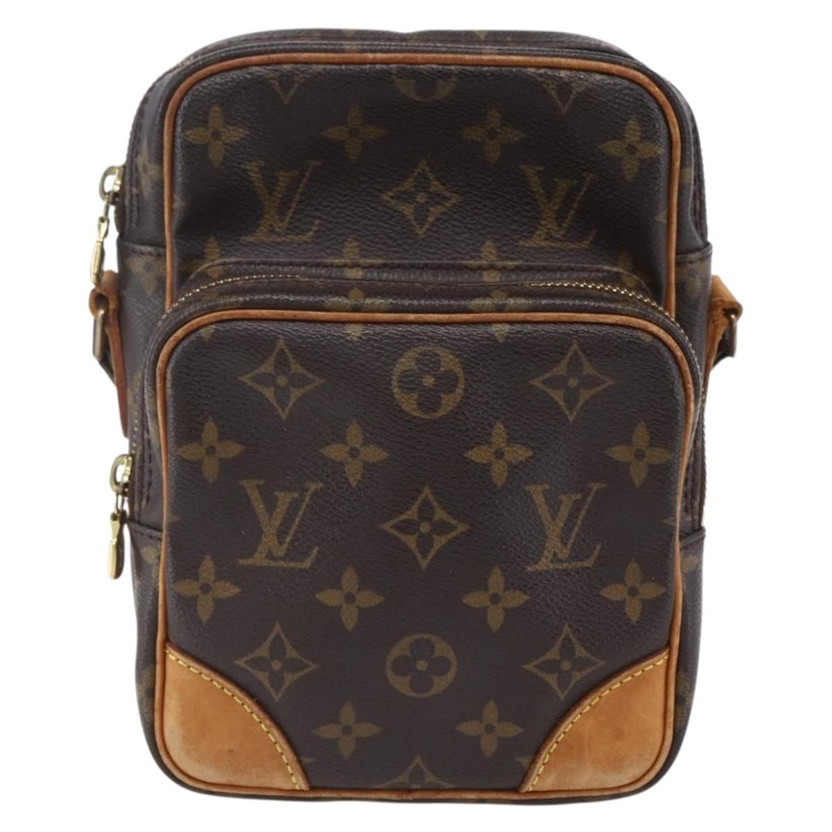 Louis Vuitton Amazone Bag Monogram Canvas Brown Canvas Shoulder Bag Bag (Pre-Owned)