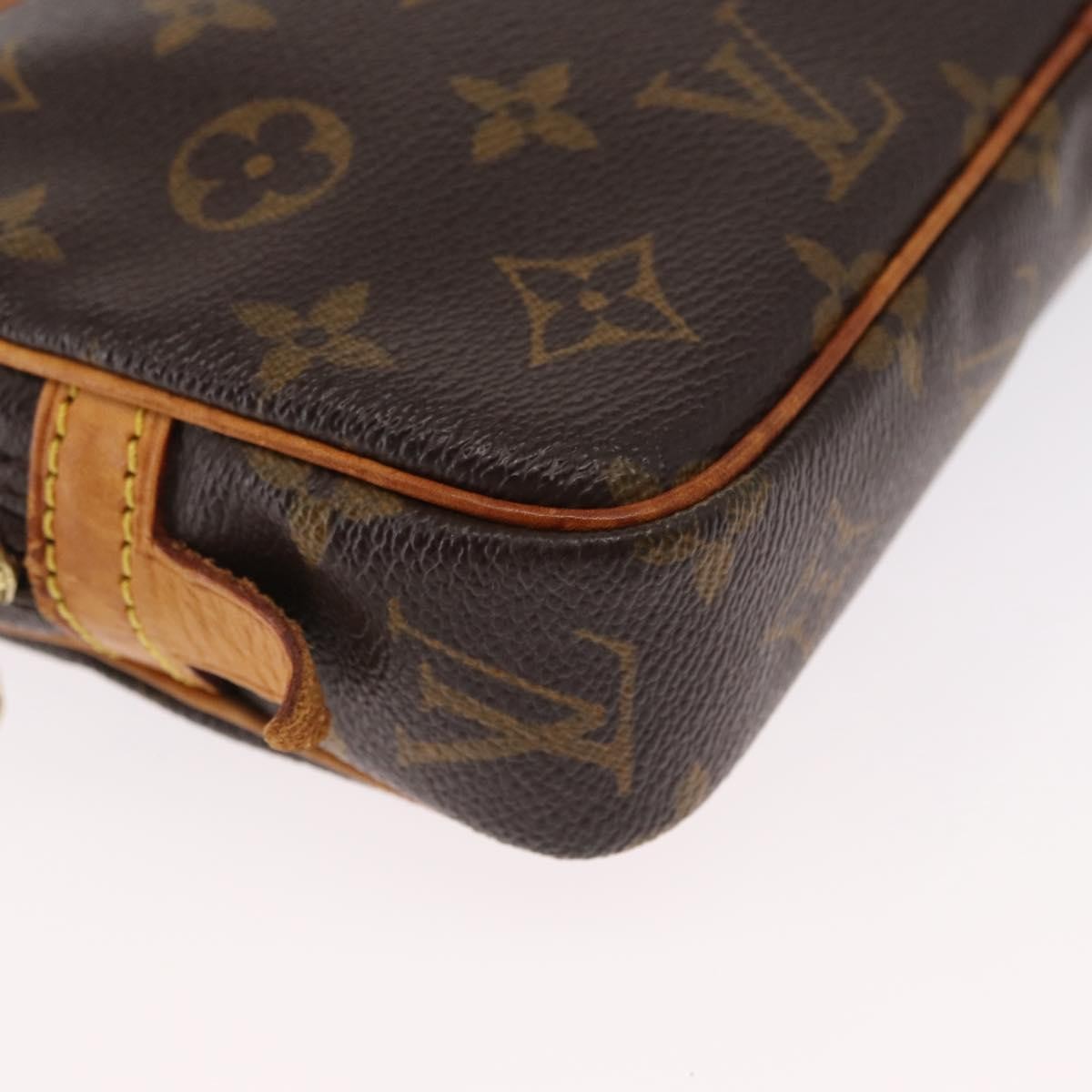 Louis Vuitton Pochette Marly Bandouliere Bag Monogram Canvas Brown Canvas Shoulder Bag Bag (Pre-Owned)