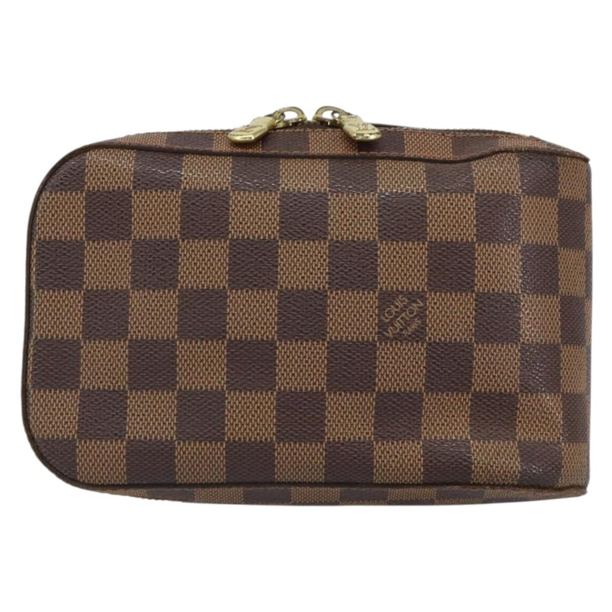 Louis Vuitton Geronimos Waist Bag Damier Brown Canvas Shoulder Bag Bag (Pre-Owned)