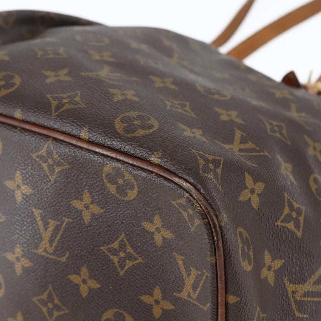 Louis Vuitton Palermo Handbag Monogram Canvas Brown Canvas Tote Bag Bag (Pre-Owned)