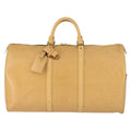 Louis Vuitton Keepall Bag Epi Leather Beige Leather Travel Bag Bag (Pre-Owned)