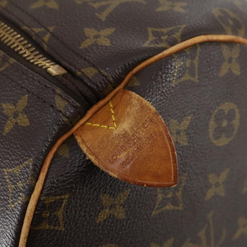 Louis Vuitton Keepall Bag Monogram Canvas Brown Canvas Travel Bag Bag (Pre-Owned)
