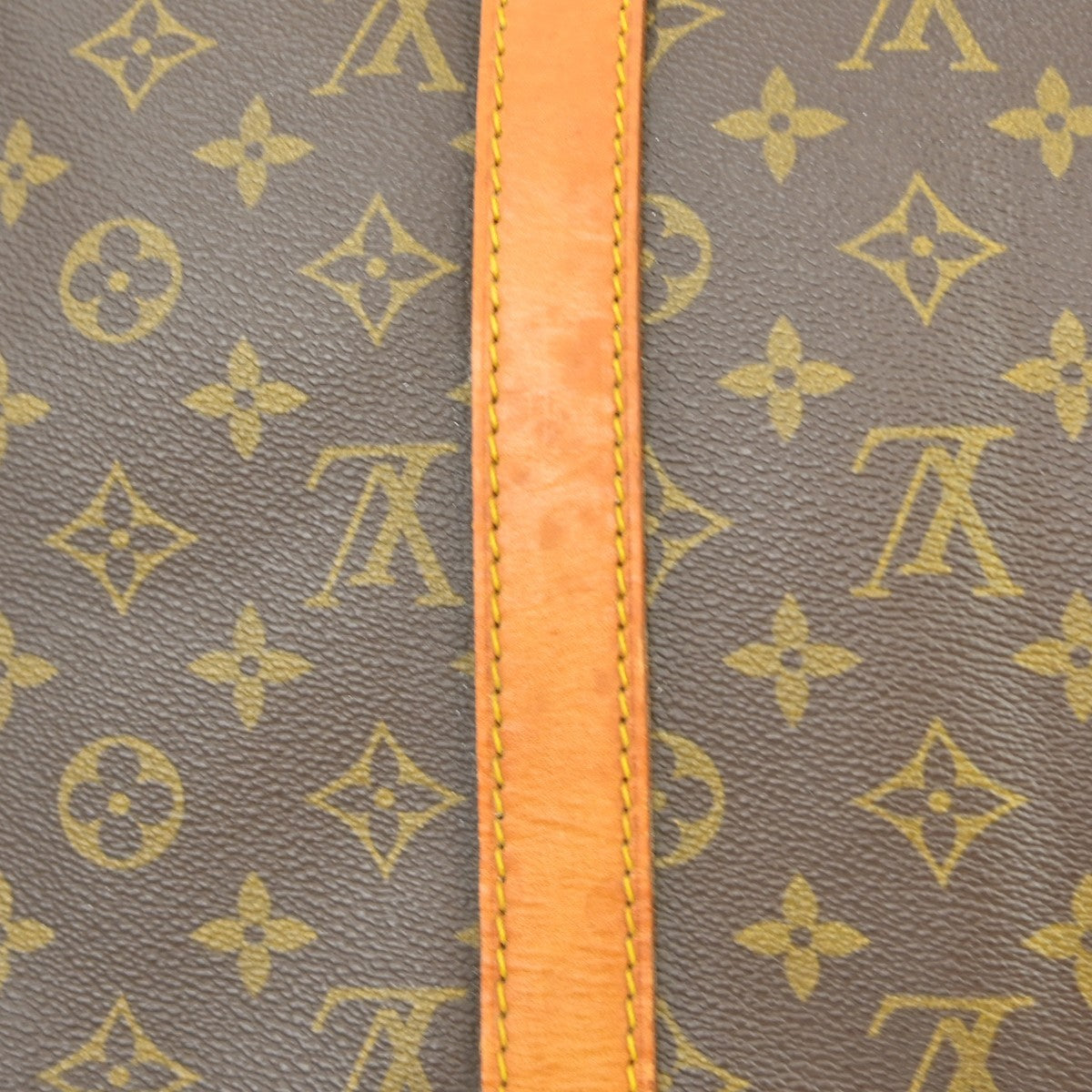 Louis Vuitton Keepall Bag Monogram Canvas Brown Canvas Travel Bag Bag (Pre-Owned)