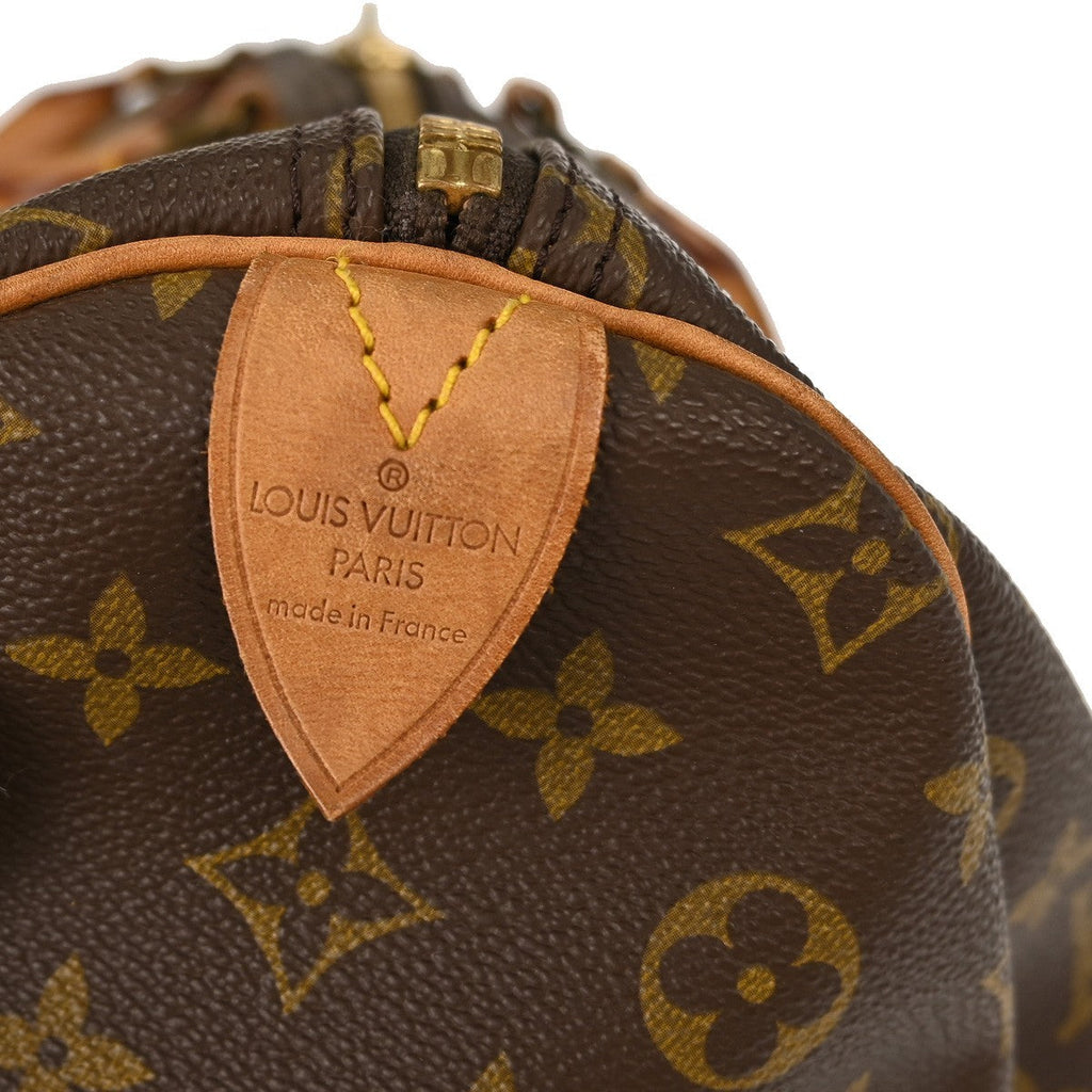 Louis Vuitton Keepall Bag Monogram Canvas Brown Canvas Travel Bag Bag (Pre-Owned)