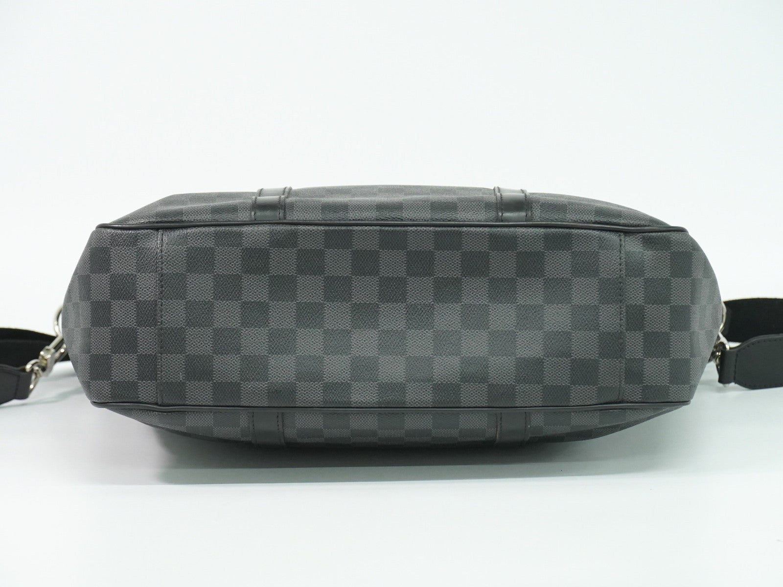 Louis Vuitton Tadao Handbag Damier Graphite Black Canvas Tote Bag Bag (Pre-Owned)