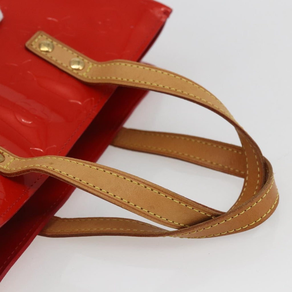 Louis Vuitton Reade Handbag Monogram Vernis Red Patent_Leather Handbag (Pre-Owned)