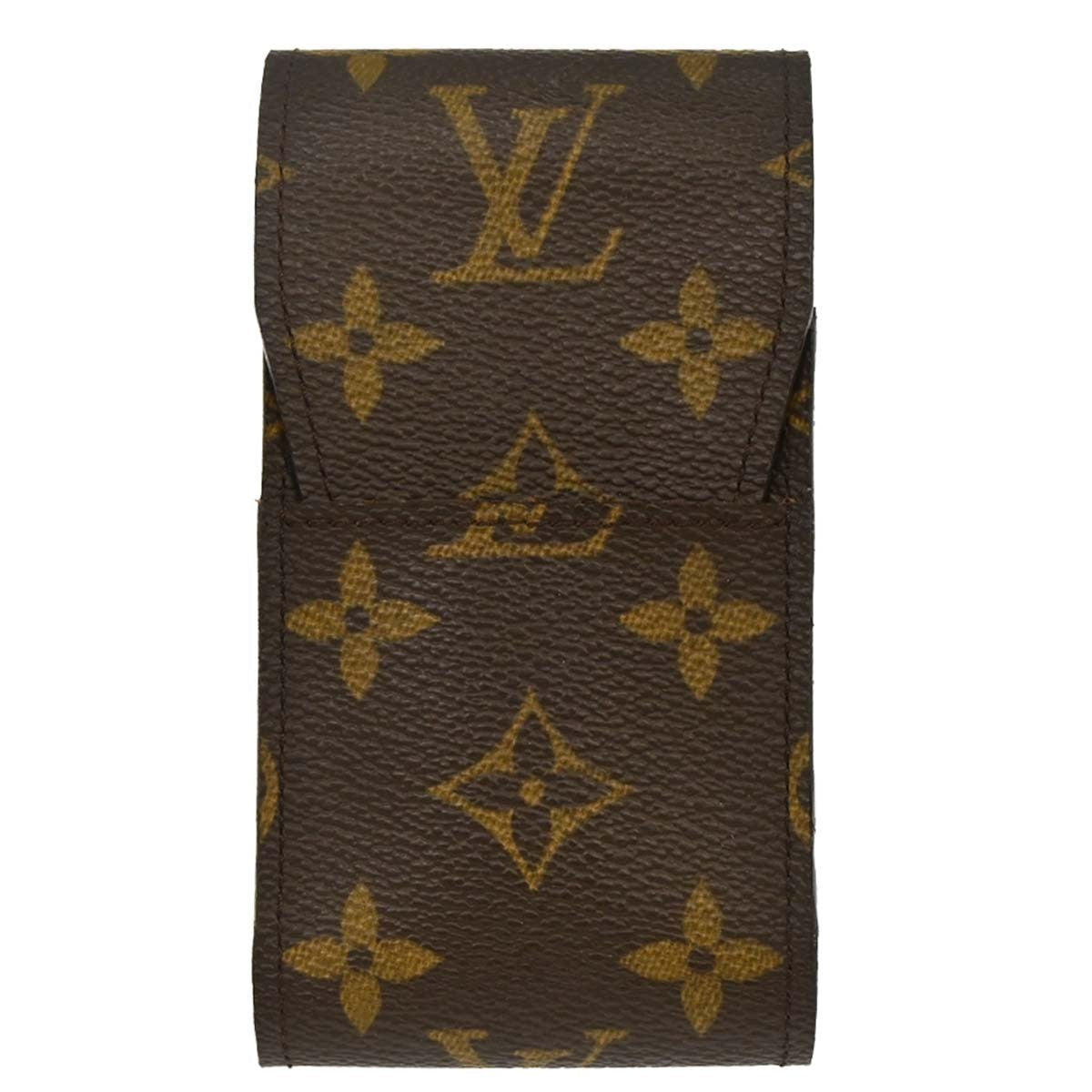 Louis Vuitton Etui Cigarette Case Monogram Canvas Brown Canvas Wallets Accessory (Pre-Owned)