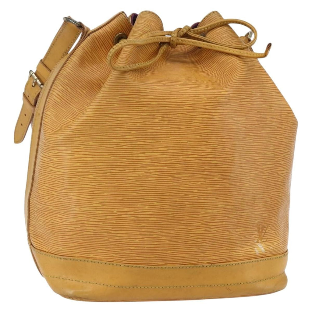 Louis Vuitton Petit Noe Nm Handbag Epi Leather Yellow Leather Shoulder Bag Bag (Pre-Owned)