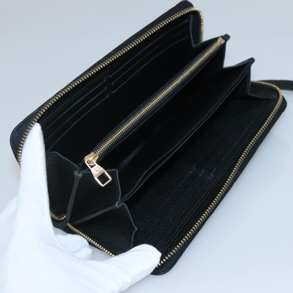 Louis Vuitton Portefeuille Zippy Monogramme Empreinte Monogramme Empreinte Black Leather Wallets Accessory (Pre-Owned)