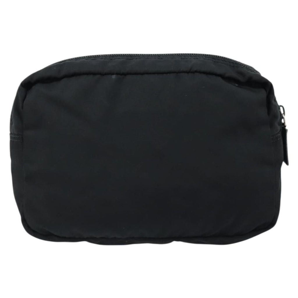 Prada Vintage Pouch Tessuto Black Nylon Clutche & Pouche Bag (Pre-Owned)