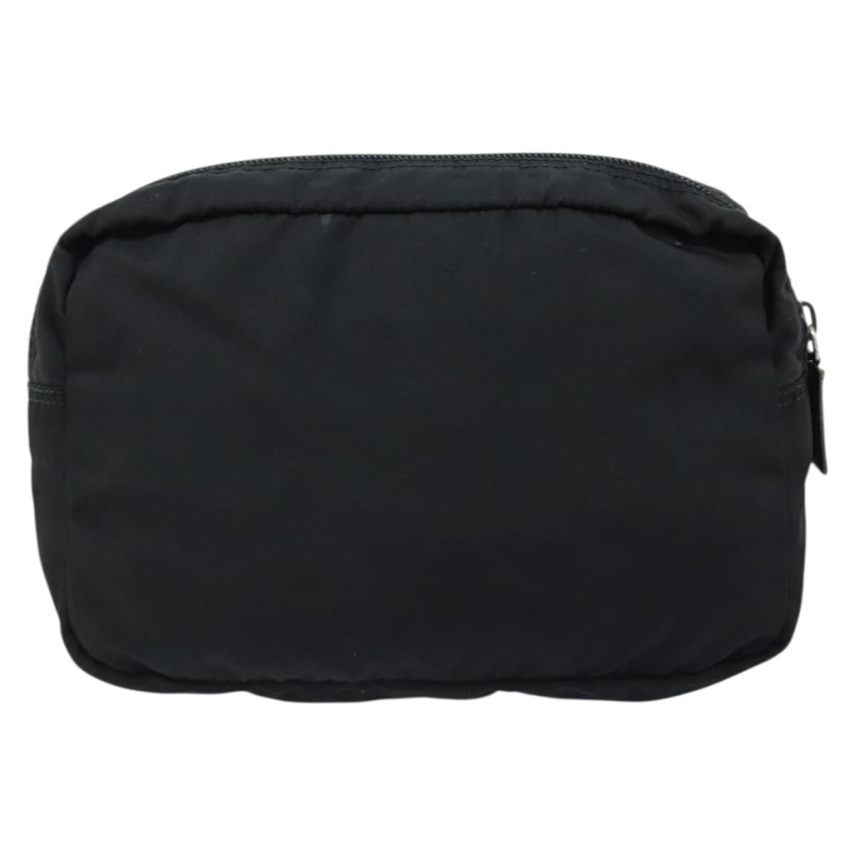 Prada Vintage Pouch Tessuto Black Nylon Clutche & Pouche Bag (Pre-Owned)