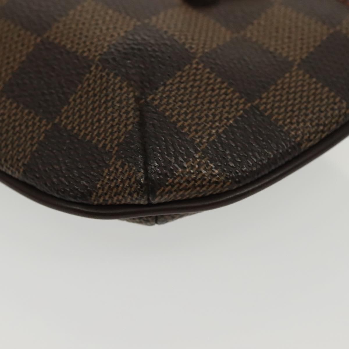 Louis Vuitton Manosque Pochette Damier Brown Canvas Clutche & Pouche Bag (Pre-Owned)