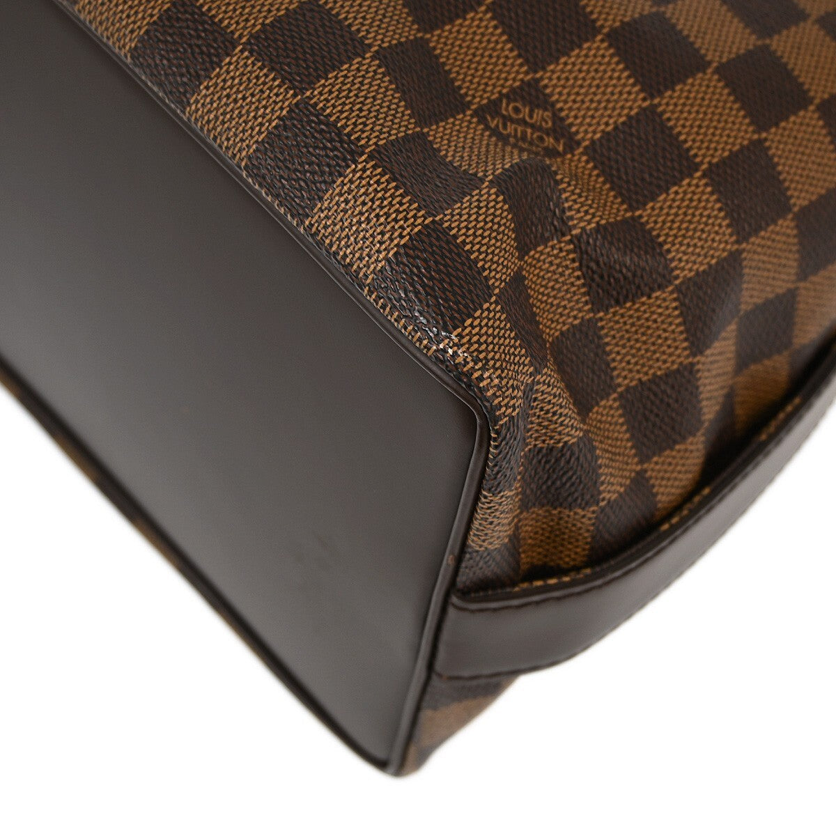 Louis Vuitton Chelsea Handbag Damier Brown Canvas Tote Bag Bag (Pre-Owned)