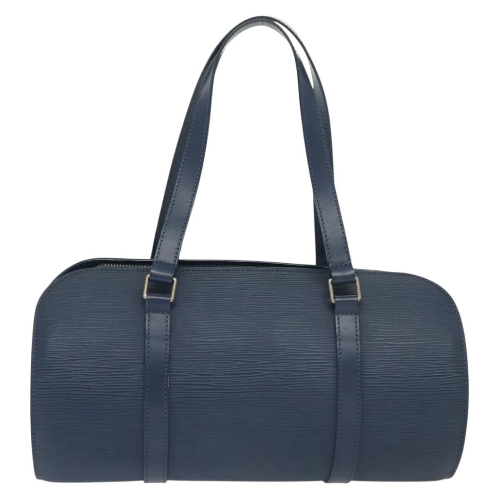 Louis Vuitton Soufflot Handbag Epi Leather Blue Leather Shoulder Bag Bag (Pre-Owned)