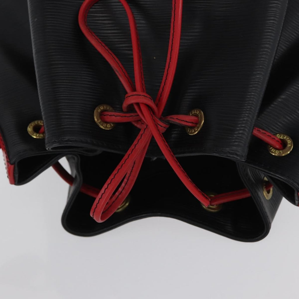 Louis Vuitton Bicolor Noe Handbag Epi Leather Black Leather Shoulder Bag Bag (Pre-Owned)