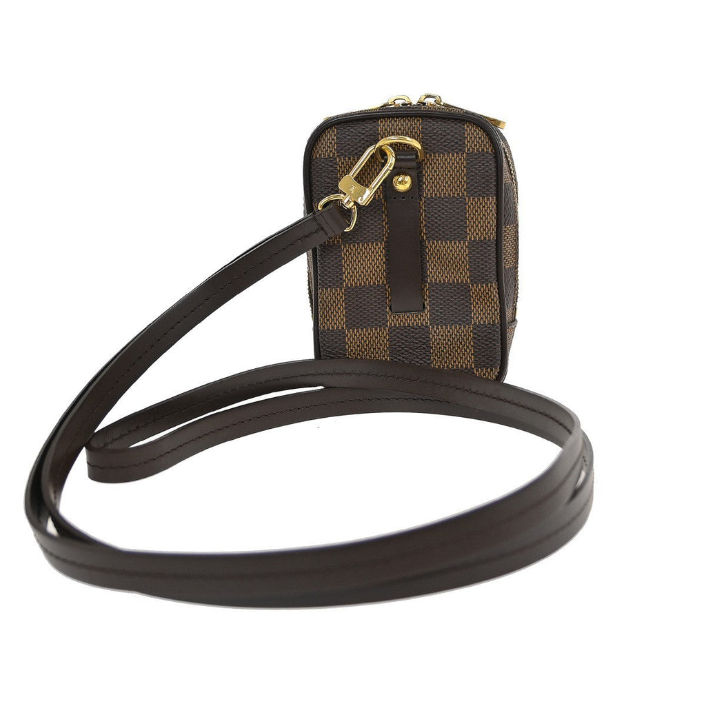 Louis Vuitton Etui Okapi Camera Case Damier Brown Canvas Clutche & Pouche Bag (Pre-Owned)