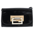 Fendi Vintage Shoulder Bag Enamel Black Patent_Leather Shoulder Bag Bag (Pre-Owned)