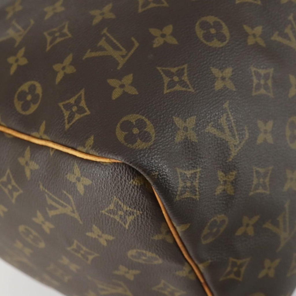 Louis Vuitton Keepall Bag Monogram Canvas Brown Canvas Travel Bag Bag (Pre-Owned)