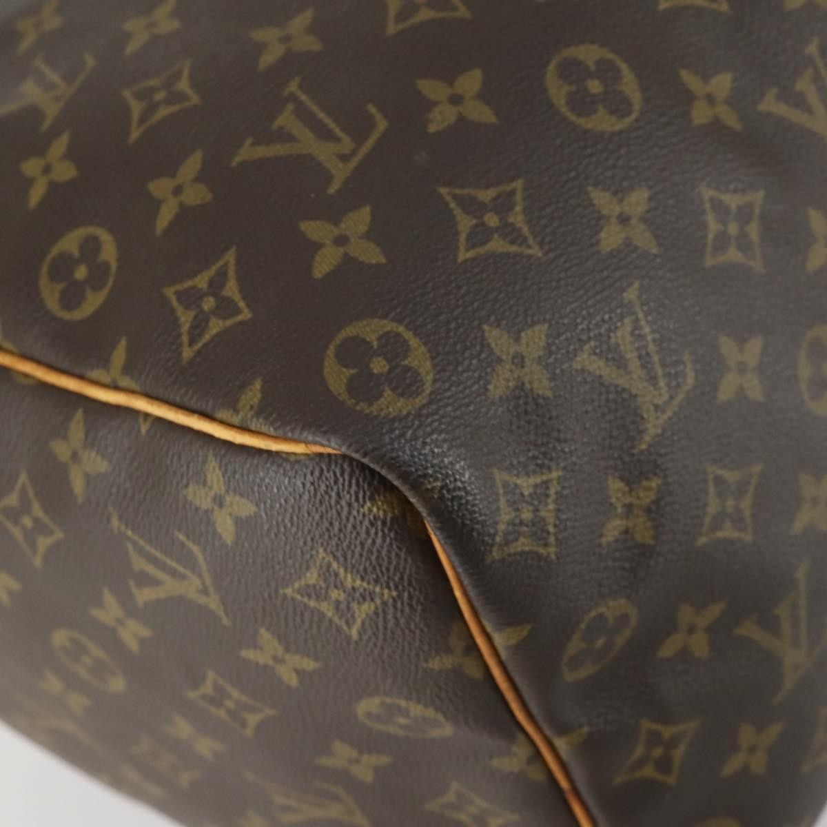 Louis Vuitton Keepall Bag Monogram Canvas Brown Canvas Travel Bag Bag (Pre-Owned)