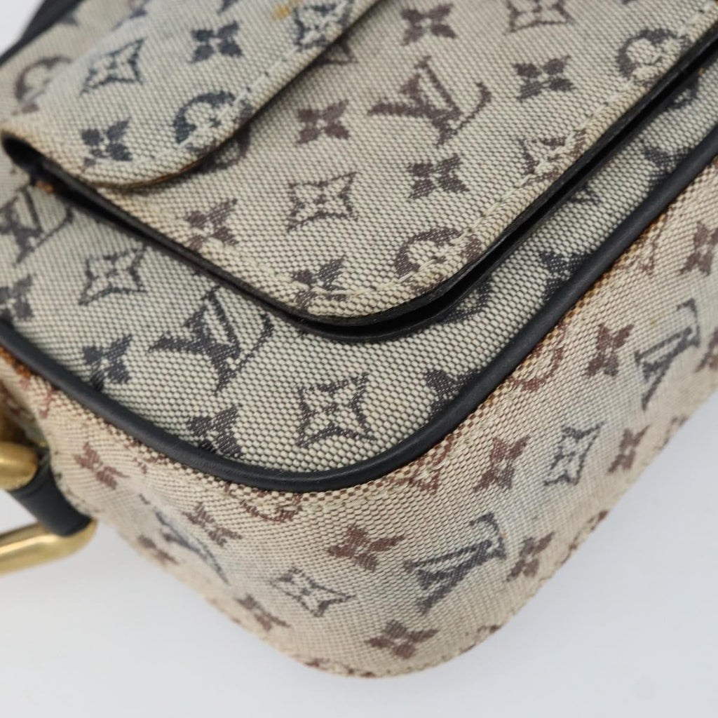 Louis Vuitton Juliette Crossbody Bag Mini Lin Blue Canvas Shoulder Bag Bag (Pre-Owned)