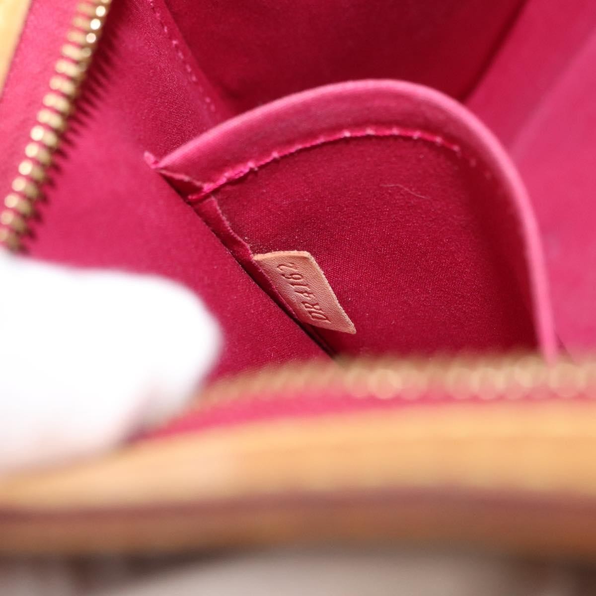 Louis Vuitton Brea Handbag Monogram Vernis Red Patent_Leather Handbag (Pre-Owned)